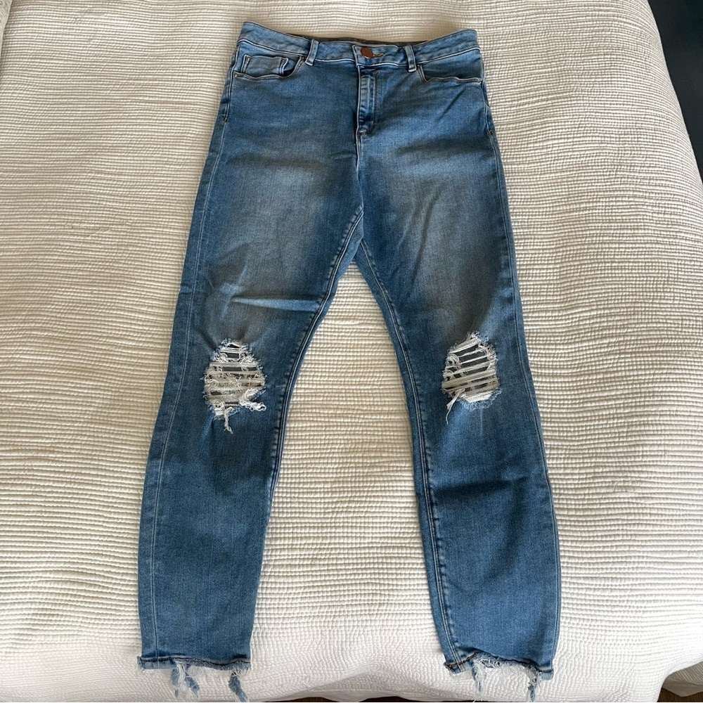 ASOS high waist skinny jeans